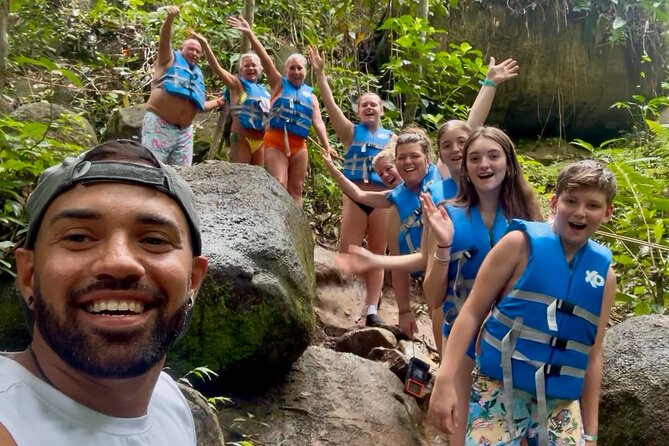 2 Tours in 1 Day: Rainforest Waterslides & Beach Tour w/Transport - Transportation, group size, and timing