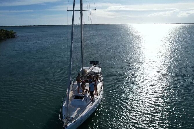 3 Hours Private Sunset Sail and Swim - The anchorage: one hour for a swim and sunset