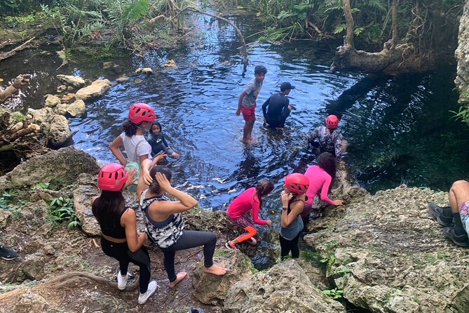 Adventure in Cave and the Guayaney Spring - Cooling off at the Guayaney spring
