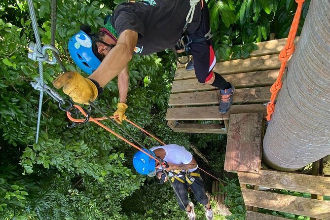 Adventure Trail Tour in the foothills of the National Rainforest - Tarzan’s Swing brings the biggest burst of drama