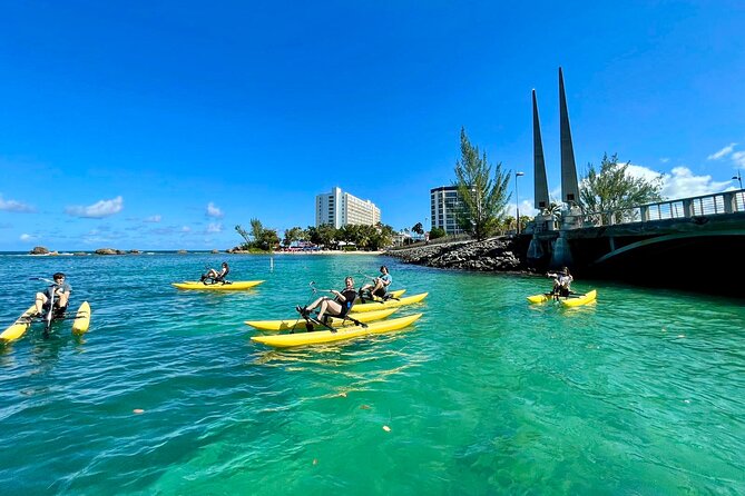 Adventure Water Bike in Condado Lagoon, San Juan - Pedaling across Condado Lagoon