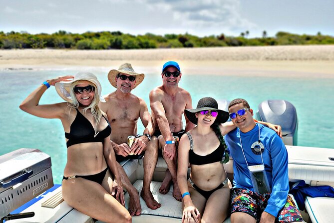 All-Inclusive: Mako 29ft Boat Tour to Icacos Palomino & Palominito - Leaving Fajardo with El Yunque in view