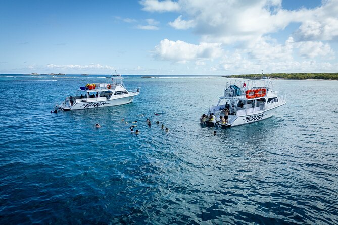 All Inclusive Snorkel and Slide Boat Tour: Icacos or Vieques - Guided snorkeling with fins, masks, and floaters