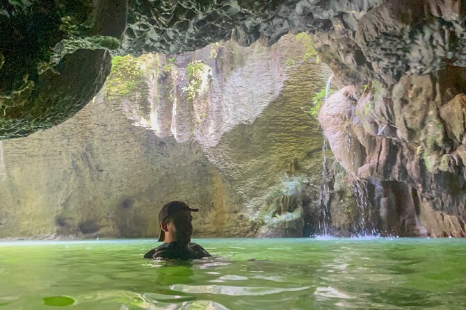 Arenales River Caving, Waterfall &Tropical Forest Secret Spring - Waterfalls, canyon walls, and natural pools