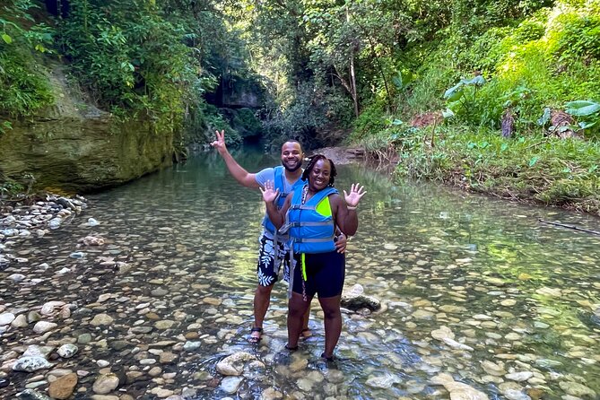 Arenales River Caving, Waterfall &Tropical Forest Secret Spring - Swimming through the Arenales Caves