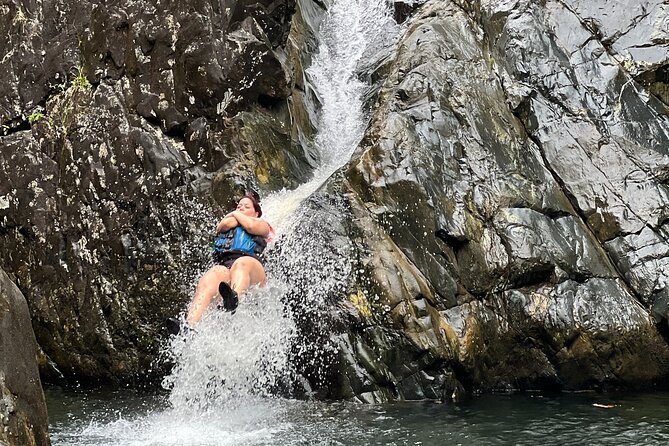 Authentic El Yunque Rainforest Adventure — Waterfalls & Slides - The 15-minute jungle hike is more than a warm-up