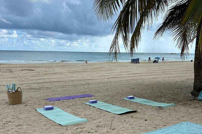 Beach Bliss Yoga in San Juan - Meeting Edely at Alambique Beach