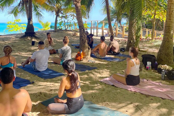Beach Yoga, Meditation, and Sound Bath by the Sea - Moving from activity into meditation
