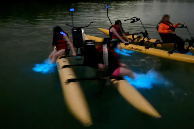 Bioluminescent Bay Chiliboats Waterbike Tour in La Parguera - Getting used to the Chiliboat