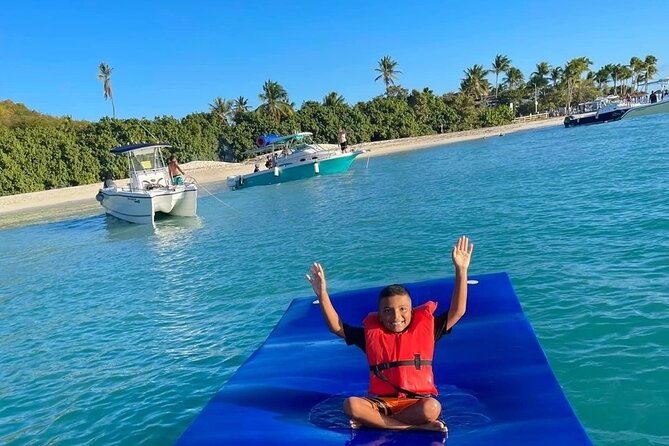Boat trip in palomino /icacos /fajardo Puerto Rico - What five hours on the boat looks like