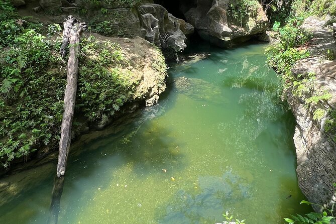 Cave Adventure: Canyon and Hidden Waterfall in Charco Azul - Finding the waterfall inside the route