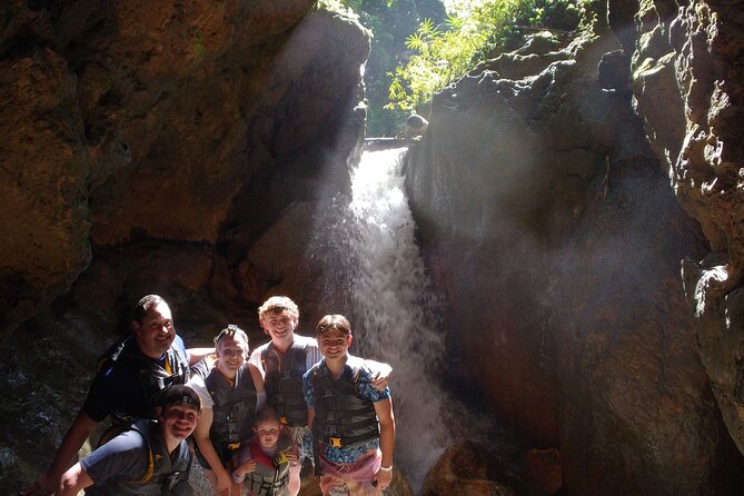 Cave Adventure - Charco Azul Caves, Canyon & Waterfall Adventure - Optional cliff jumps for a controlled burst of courage