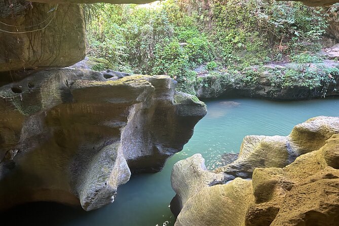 Charco Azul, Hidden Caves, Waterfalls, Beach, Free Adult Drinks - Cuevas Arenales: caves, waterfalls, and Taino markings