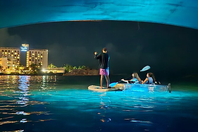 Clear LED Kayaking in Condado Lagoon - The safety class and first paddle