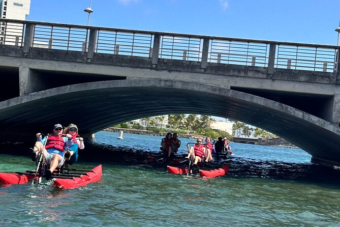 Day Adventure Chiliboats Waterbike – Condado Lagoon - Condado Lagoon: Calm Water and City Views