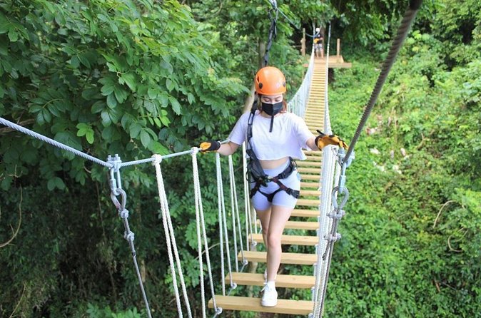 El Yunque Adventure Trail - Rappelling, the Tarzan swing, and forest surfing