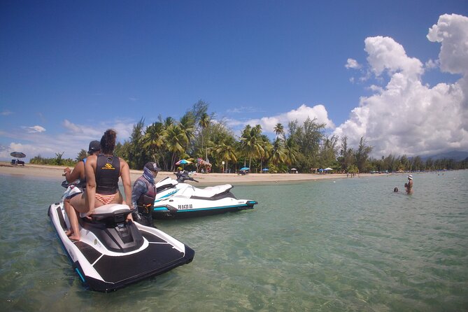 El Yunque Beach Jetski + Rainforest Hike Adventure Tour - Swimming in the natural pool