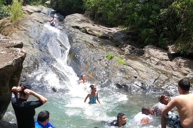 El Yunque Rainforest Party Tour with Waterslide and Rope Swinging - Two El Yunque water stops, one lively afternoon