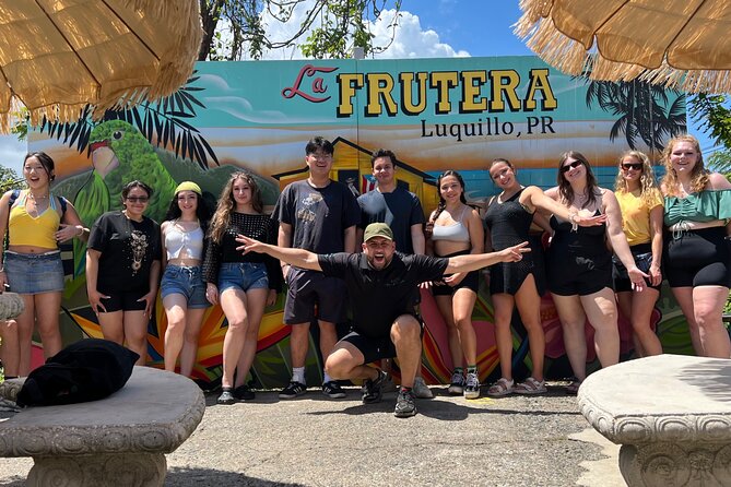 El Yunque Rainforest- Water Slide, Luquillo Beach Guided Tour - Luquillo Beach and the kiosks