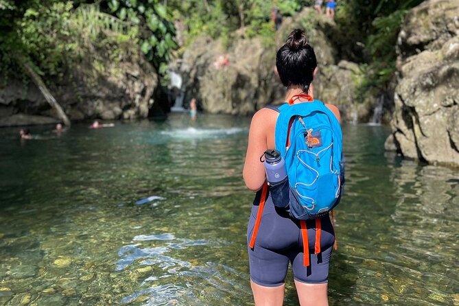 El Yunque Small Group Tour with Luquillo Lunch Stop and Transport - Las Tinajas Falls: swim, slide, swing, or watch