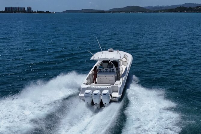 Fajardo Puerto Rico Island Adventure Private Boat Tour - Icacos for snorkeling and a floating break