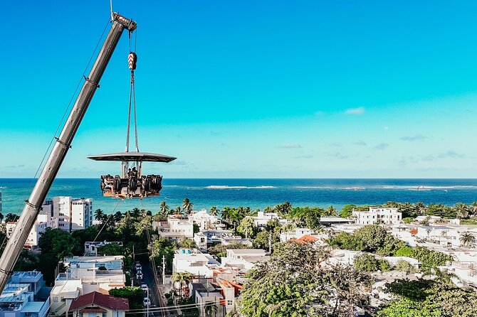 FlyDining: Brunch with Ocean Views & Tropical Breeze (3 Courses) - Getting ready for the lift