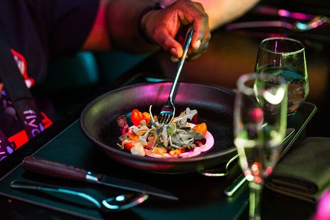 FlyDining: Sunset & City Lights Dinner Over Old San Juan - Music, birthdays, and the party factor