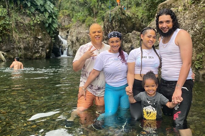 Full-Day Private Tour to Tinajas Waterfalls in El Yunque - Hiking beside the river in El Yunque