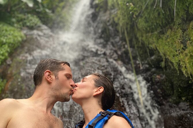 Full-Day Tinajas Hiking to El Yunque Rainforest with Transport - Tinajas waterfalls and the first natural pool