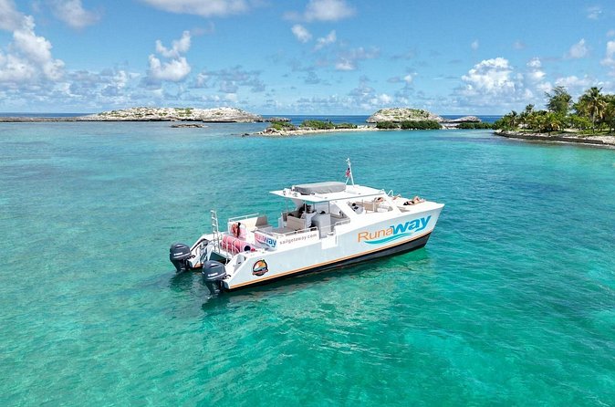 Icacos Double Dip Power Catamaran Snorkel & Beach Tour - Beach time on Cayo Icacos