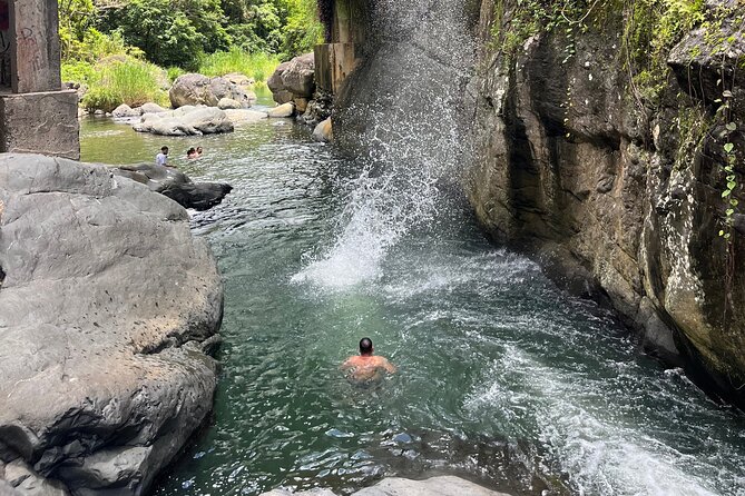 Incredible Hike & Cliff Jumping in the Heart of Puerto Rico - A cold river after the climb
