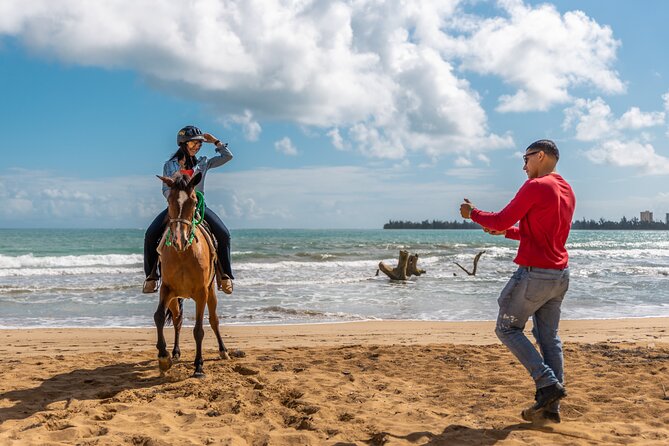 Luquillo Beach Horse Ride from Carabalí Rainforest Adventure Park - Reaching Luquillo Beach on horseback