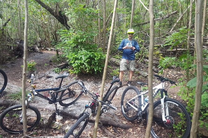 Mountain Bike tour to a Pristine Spring and Cave - Getting fitted for the bike and helmet