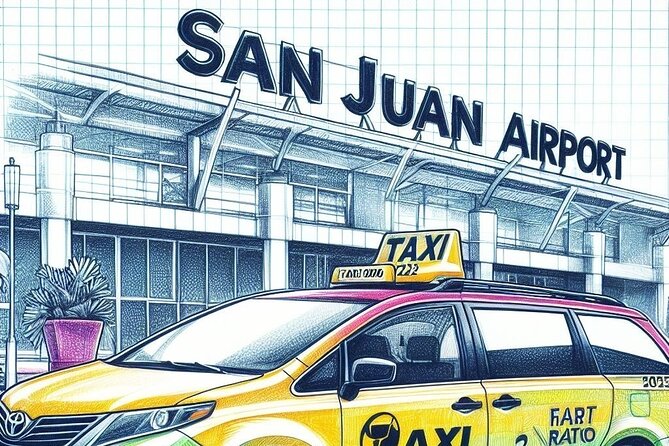 Multiple Taxi Services from the San Juan Airport Up to 6 People - Arriving at Caribe Hilton