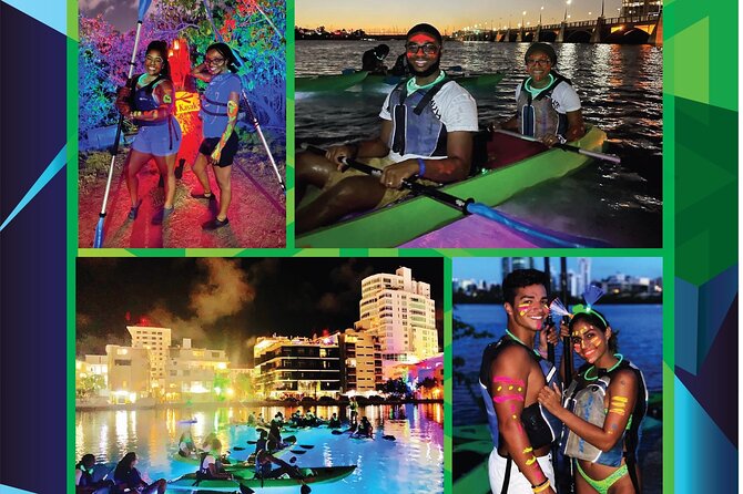 Night Kayak - Condado City Lights Tour - Photos, rain, and getting wet