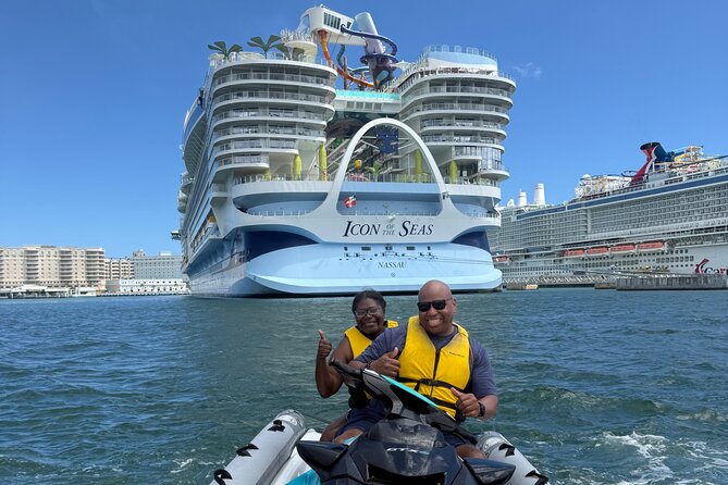 Old San Juan Jet Ski Tour Experience - Riding across San Juan Bay toward El Morro