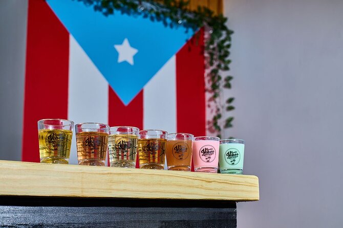 Old San Juan PR Fruit infused Moonshine & Cream liqueur Tasting - Arriving at 100 Calle Marina
