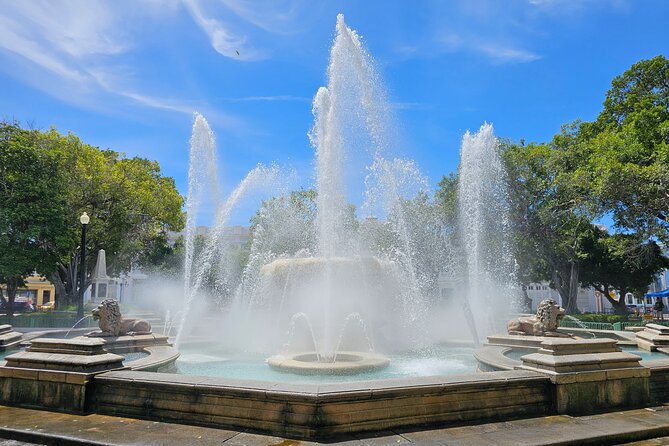 Ponce: Walking City Tour, Entry Seralles Museum & Dinner Included - Plaza Las Delicias gives you a quick read on Ponce