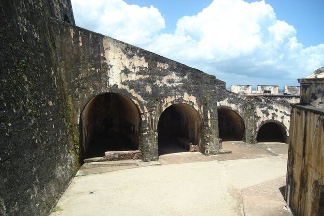 Private Walking Tour of Old San Juan, including forts - A viewpoint toward La Perla and the Despacito neighborhood
