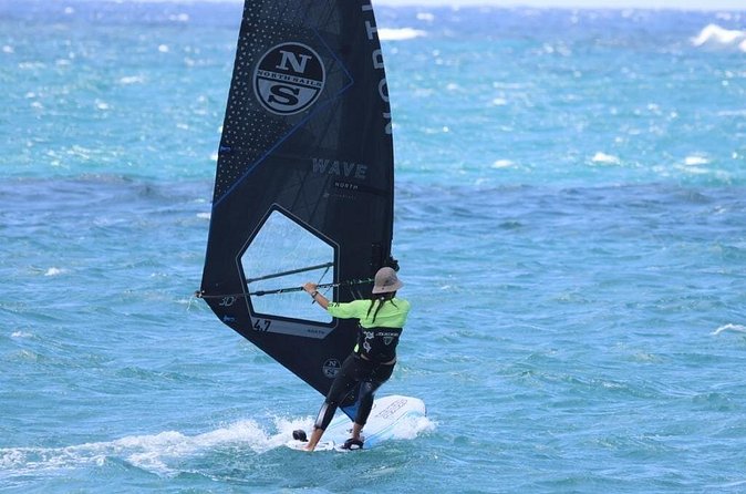 Private Windsurf Experience in Puerto Rico - Taking the board into the water
