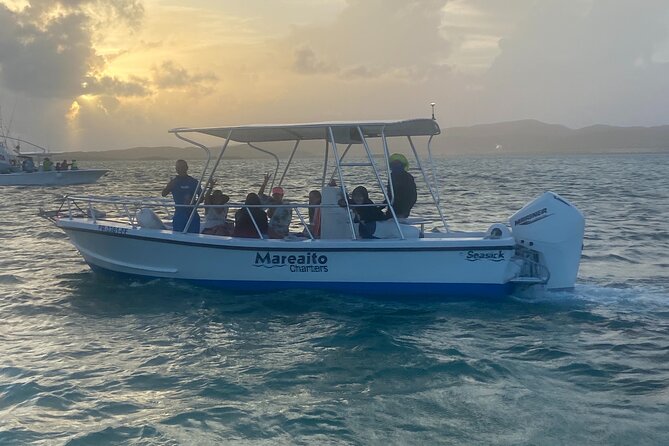 Puerto Rico: Bio Bay Swim and Sunset Charter or Late night tour - The sandbar stop before sunset