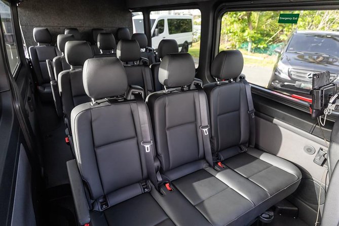 Puerto Rico Island Wide Private Transfers, 14Pax Lux Sprinter Van - What the Mercedes Sprinter is like inside