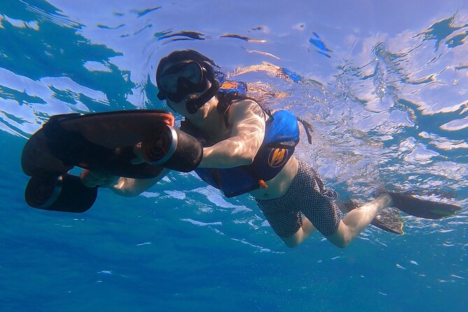 Puerto Rico Jet Snorkel with Turtles and Videos in San Juan - Searching for turtles in the bay