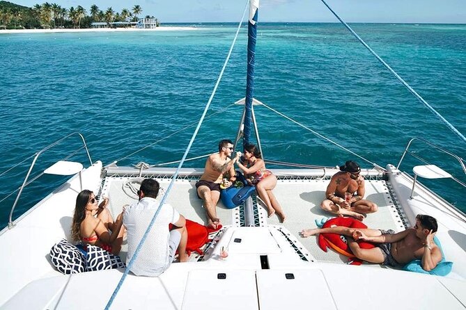 Puerto Rico Private Catamaran Sail from Fajardo - Sailing Toward Cayo Icacos