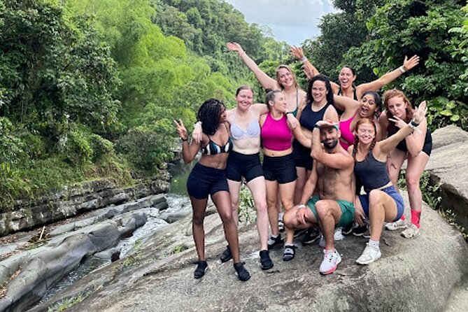 Rainforest Adventure All inclusive Food and Fotos - El Yunque’s natural waterslides and river rocks