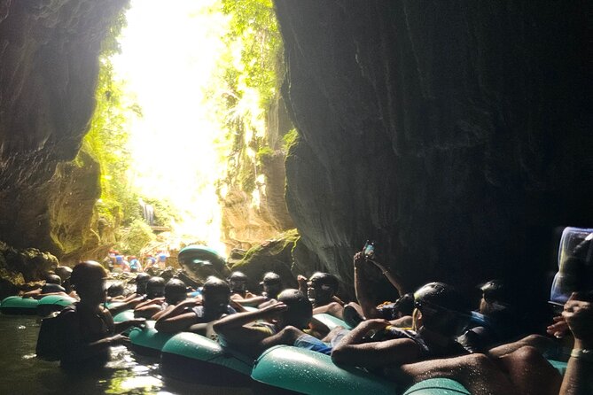Rainforest Cave Tubing Experience - Entering the Charco Azul Canyon