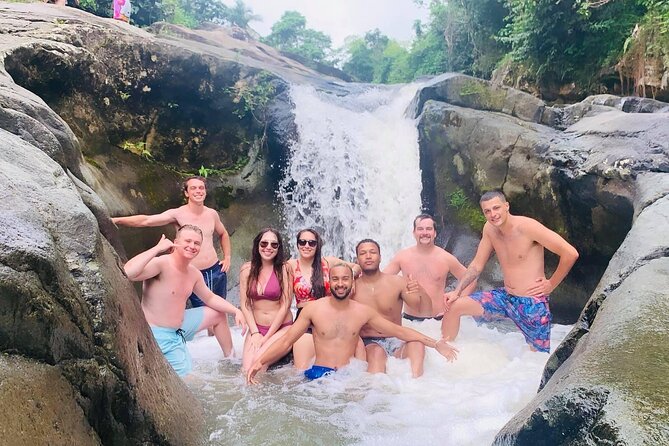 Rainforest Waterfall Slides/Adult Drinks included/ Beach - The rock cave and the second waterfall