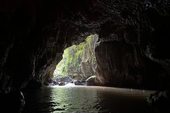 River Cave Swimming with TRANSPORTATION - Swimming Through the River Caves