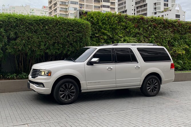 Roundtrip-Transfer from: SJU Airport,Cruises and Hotels in Puerto Rico LuxurySUV - Meeting Ray or another bilingual chauffeur at SJU