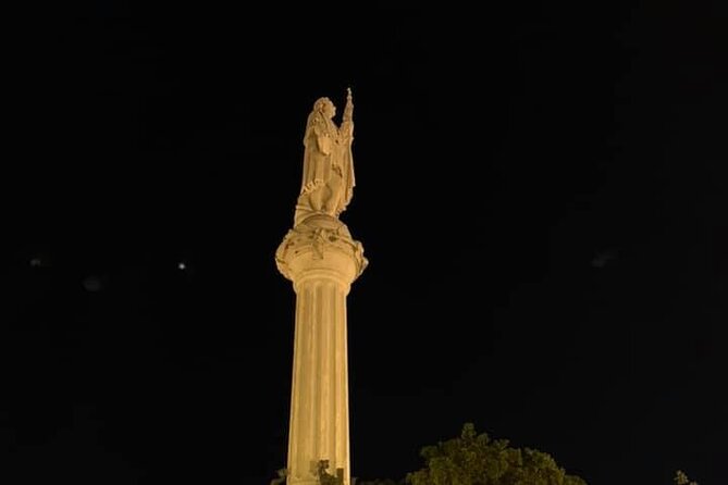 San Juan Haunted History Walking Tour - El Morro from the outside after dark
